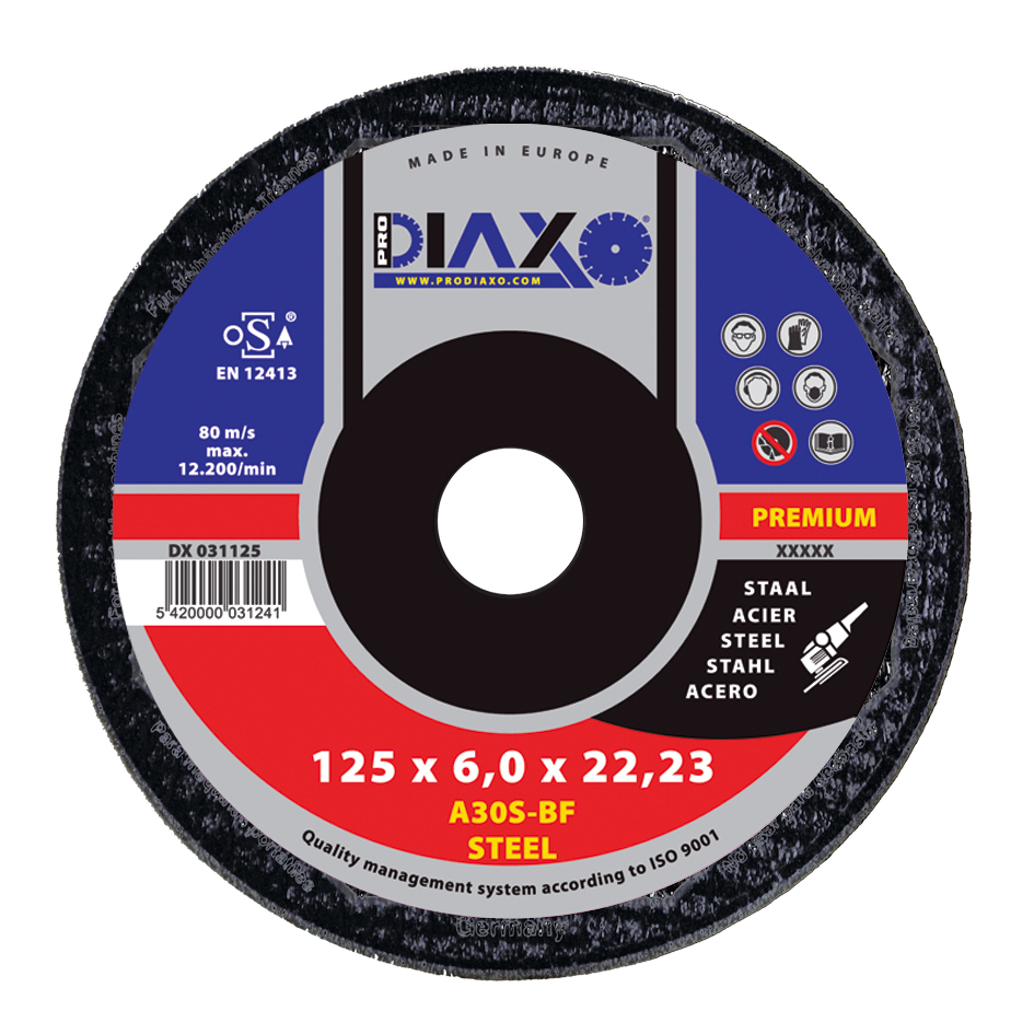 Afbraamschijf STAAL Ø 125 x 6,0 mm A30S-BF / Premium Construction