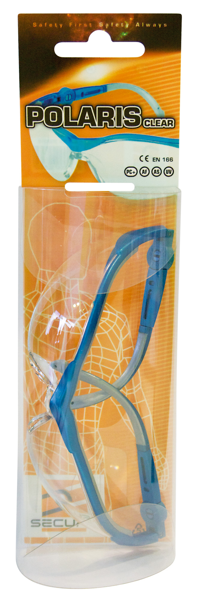 Lunette de sécurité - POLARIS CLEAR - blister
