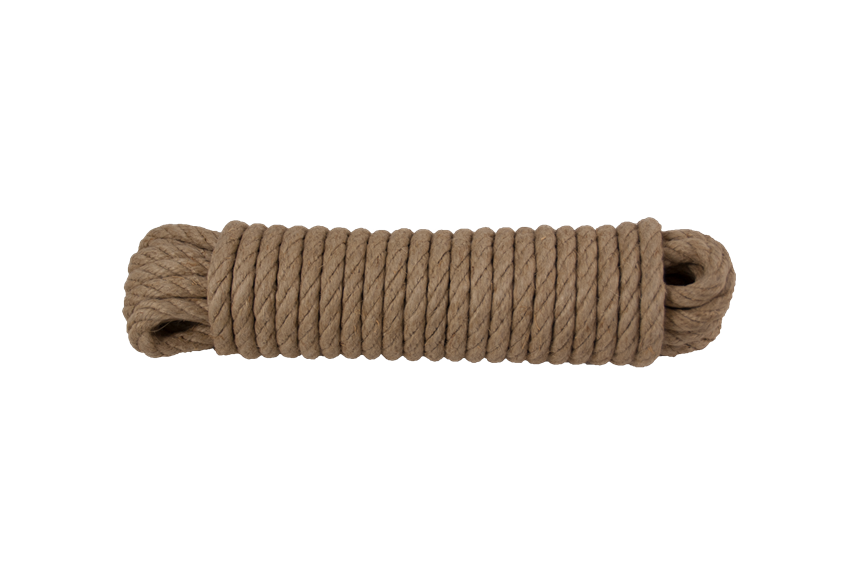 Corde de chanvre synthétique 12mm - 10m naturel