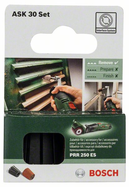 Bosch schacht voor kegelvormige schuurrol 30mm