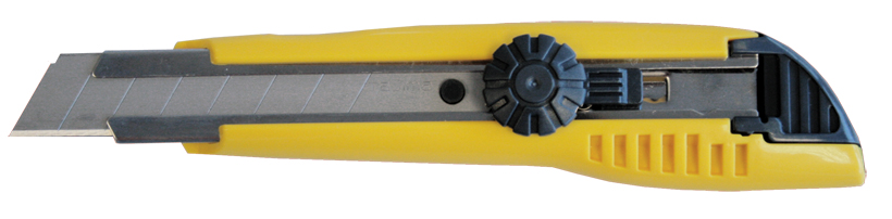 Cutter 18 mm metalen geleider blokkageknop