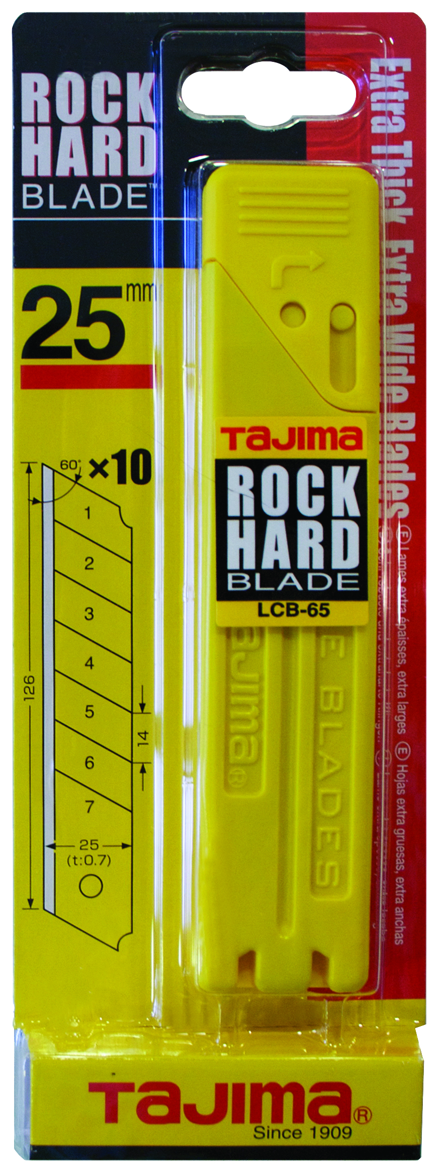Lames cassables 25 x 0,7 mm VOLUME-PACK - par 20 pcs
