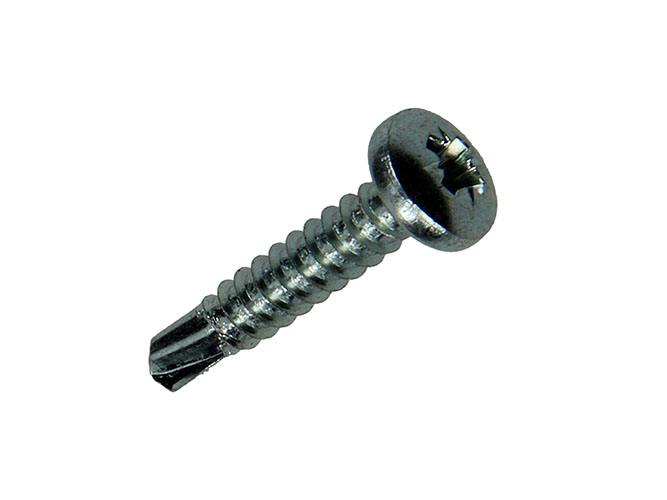 VIS AUTOFORANTE TETE CYL. AC. ZINGUE 200 PC 4,8 X 25 MM