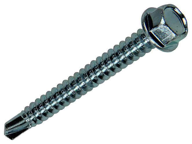 VIS AUTOFORANTE TETE HEX.AC. ZINGUE 100 PC 5,5 X 50 MM