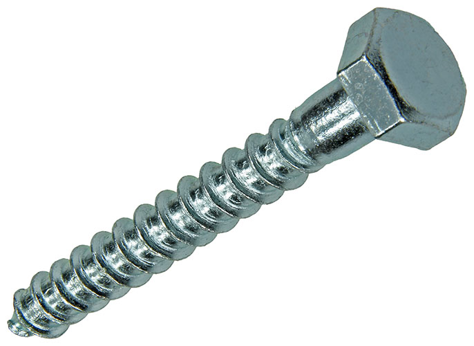 TIREFOND ACIER ZINGUE 50 PC 10 X 80 MM