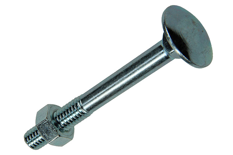 BOULON TRCC + ECROU 100 PC 6 X 50 MM