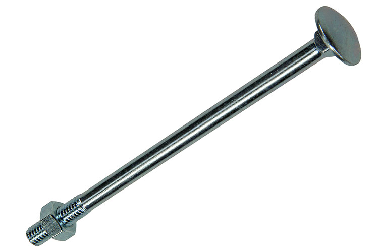BOULON TRCC + ECROU 75 PC 6 X 100 MM