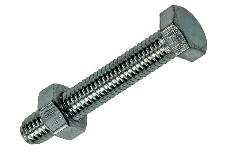 BOULON DE PRESSION + ECROU 100PC 5 X 30 MM