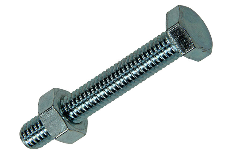 BOULON DE PRESSION + ECROU 150PC 6 X 40 MM