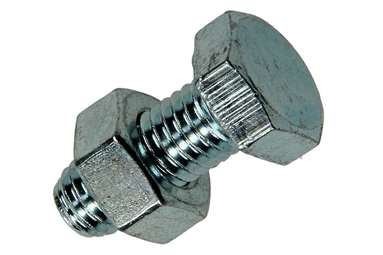 BOULON DE PRESSION + ECROU 100PC 8 X 20 MM