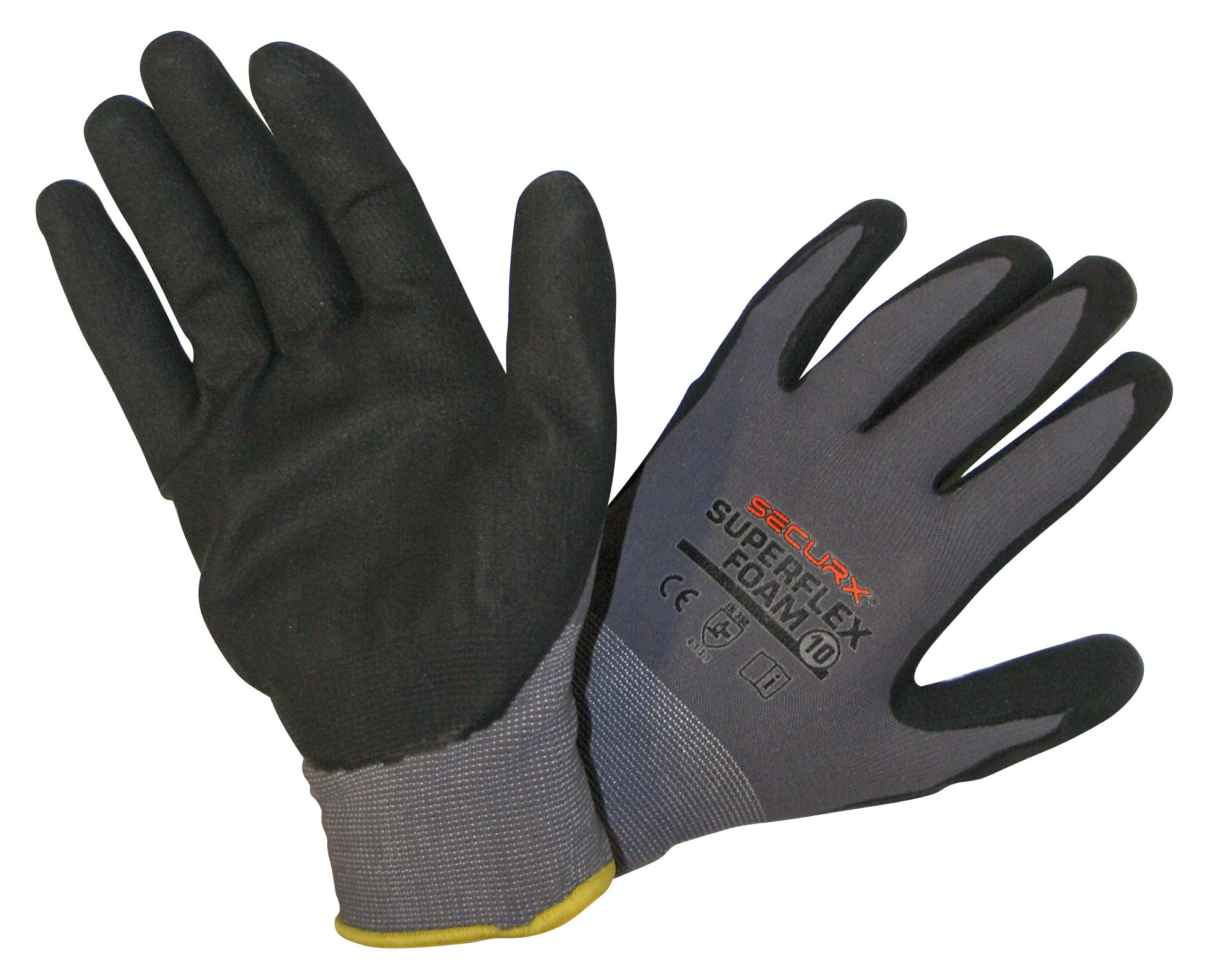Handschoen - foamed nitrile/nylon - SUPERFLEX FOAM / 10