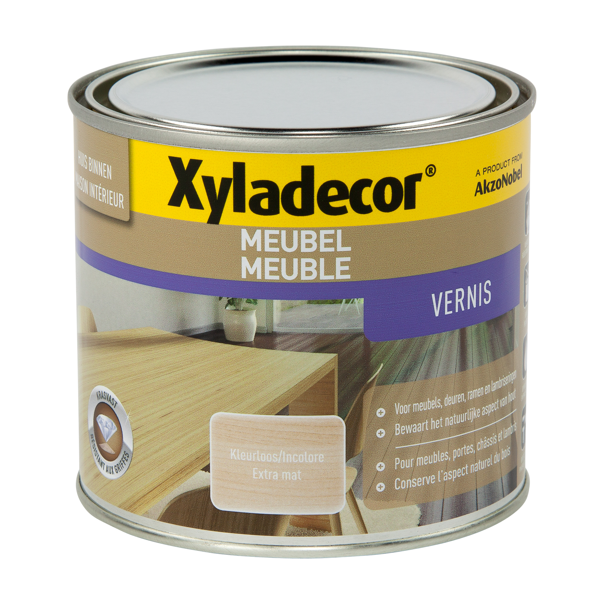 Xyladecor Vernis Meuble Extra Mat Incolore 0.5l