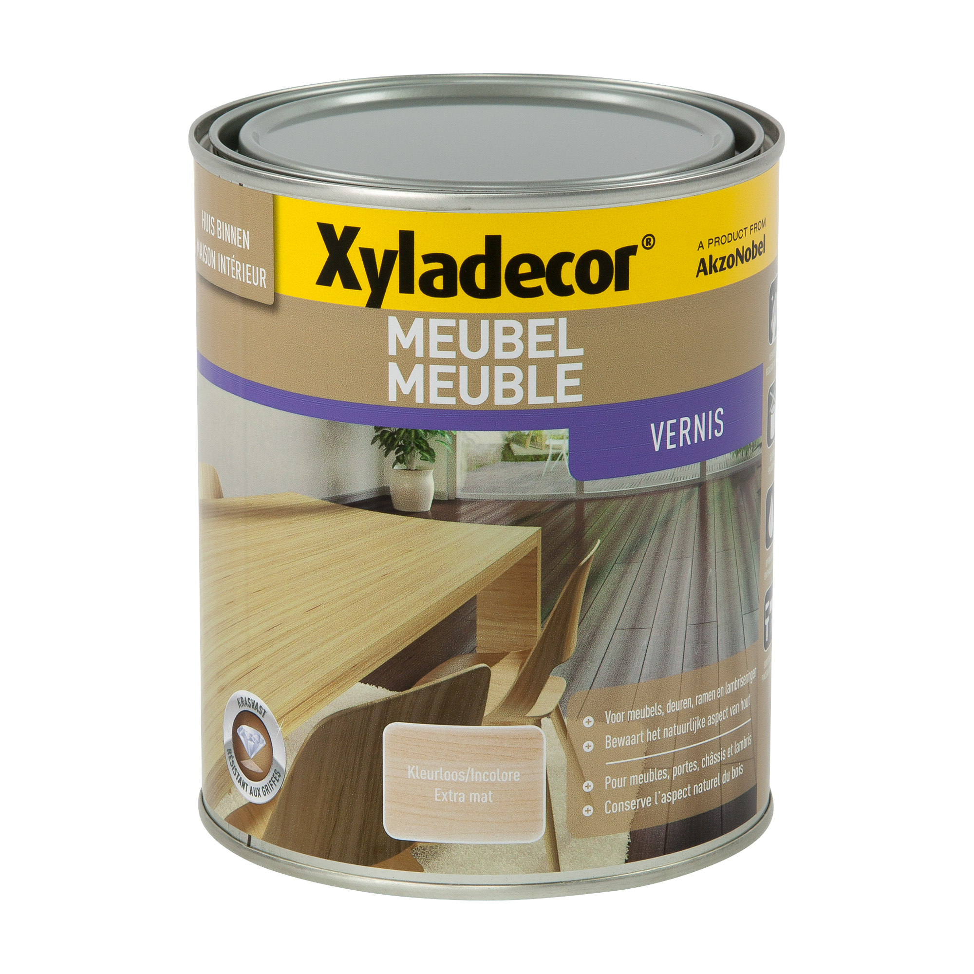 Xyladecor Meubel Vernis Extra Mat Kleurloos 1l