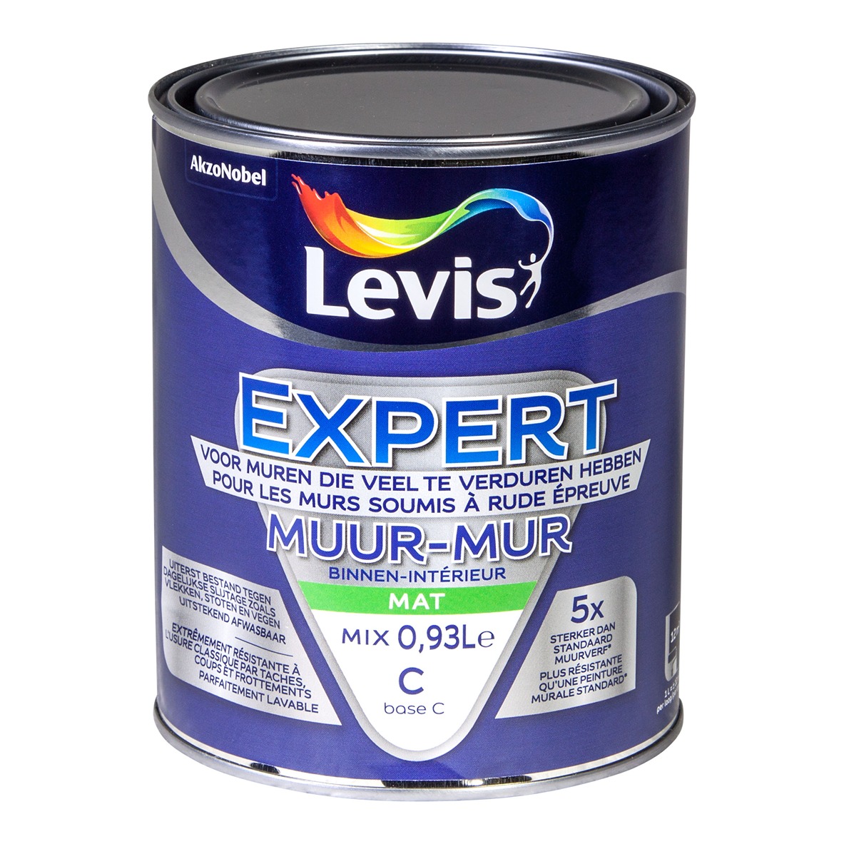 Levis Expert Muur Binnen Mix Mat Base C - 1l