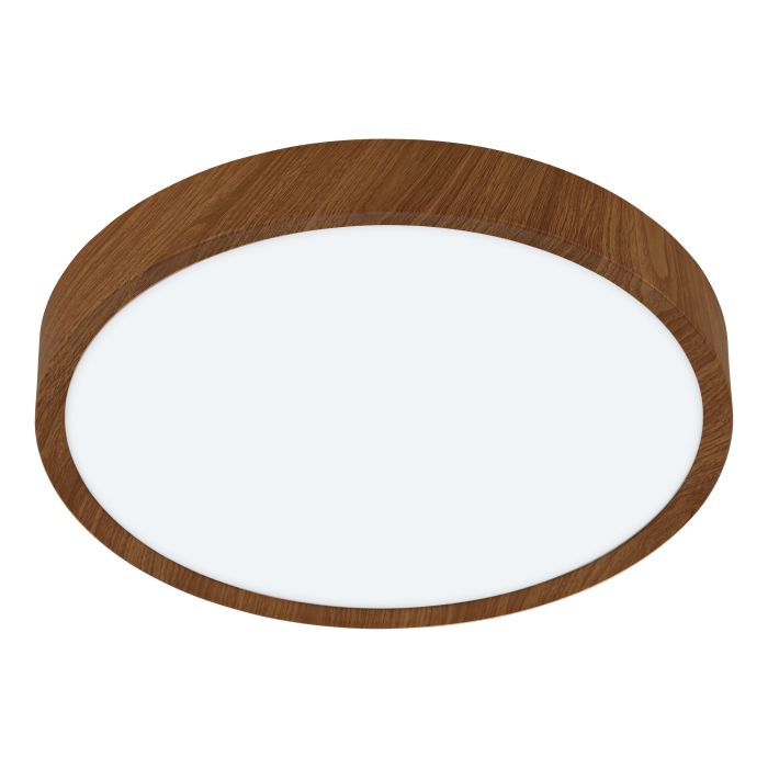 Musurita plafonnier 14.6W plastique effet bois naturel