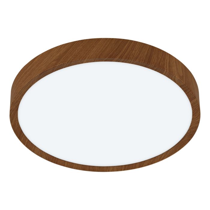 Musurita plafondlamp 6x5.5W kunststof hout naturel effect