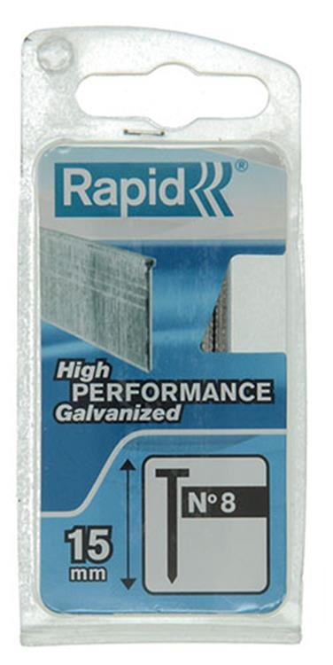 Rapid clous galvanisés n°8/15mm (900pcs)