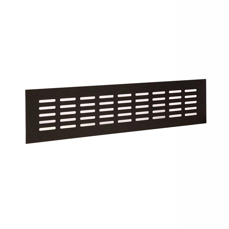 Renson inbouw ventilatiestrip 381 structuur zwart 400x80mm
