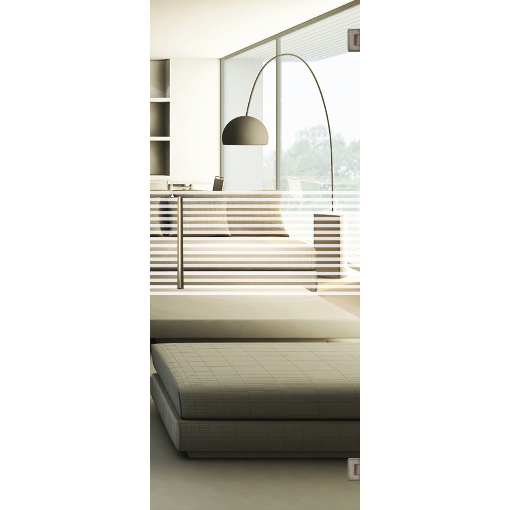 Glazen deur vetro C004 830x2010mm