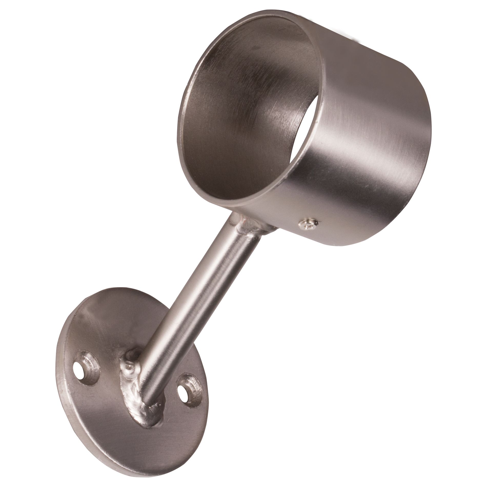 Cando Trapleuninghouder Rotterdam Inox Look - 2 Stuks