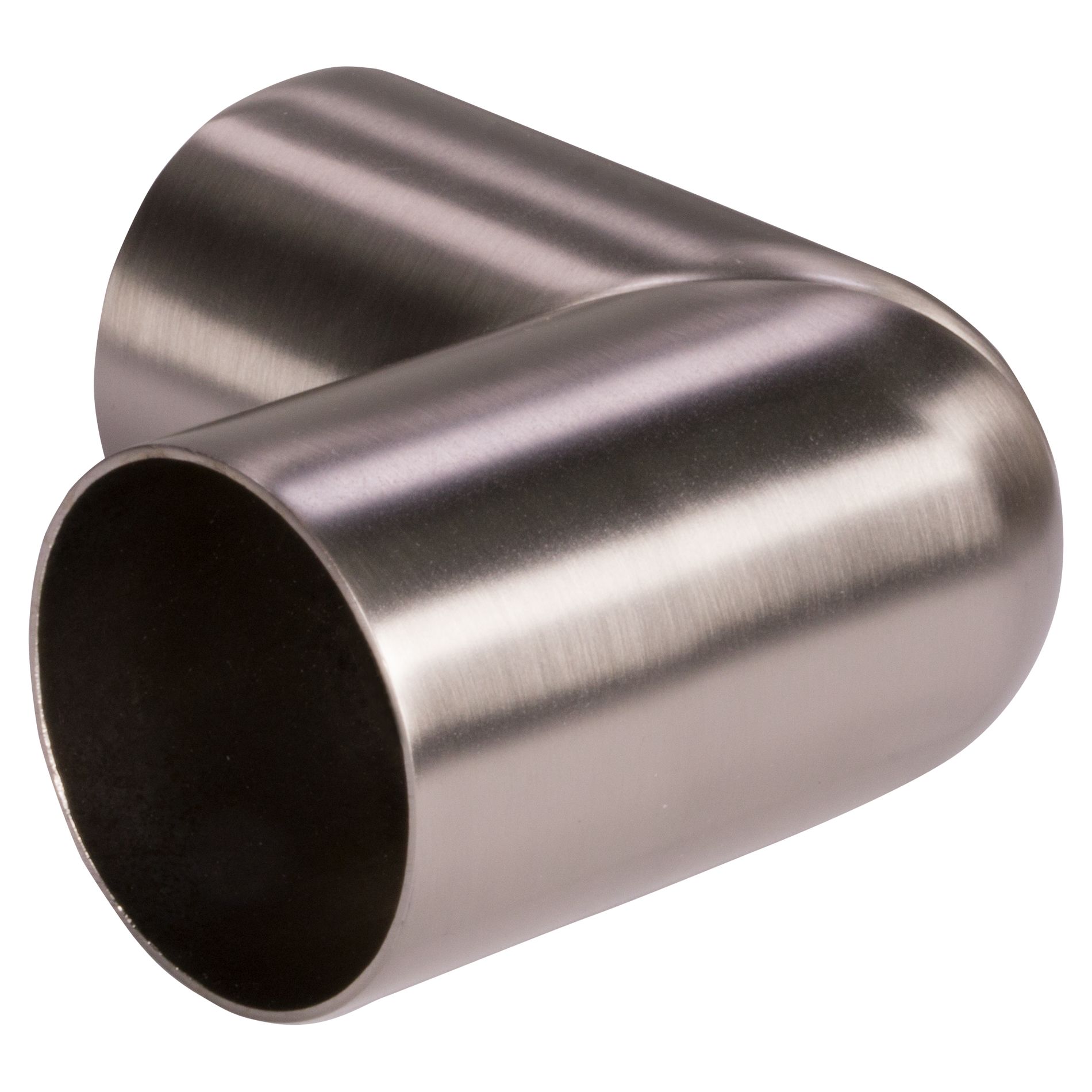 Cando Flexibele Hoek 90-180° Voor Trapleuning Rond Inox Look 45mm