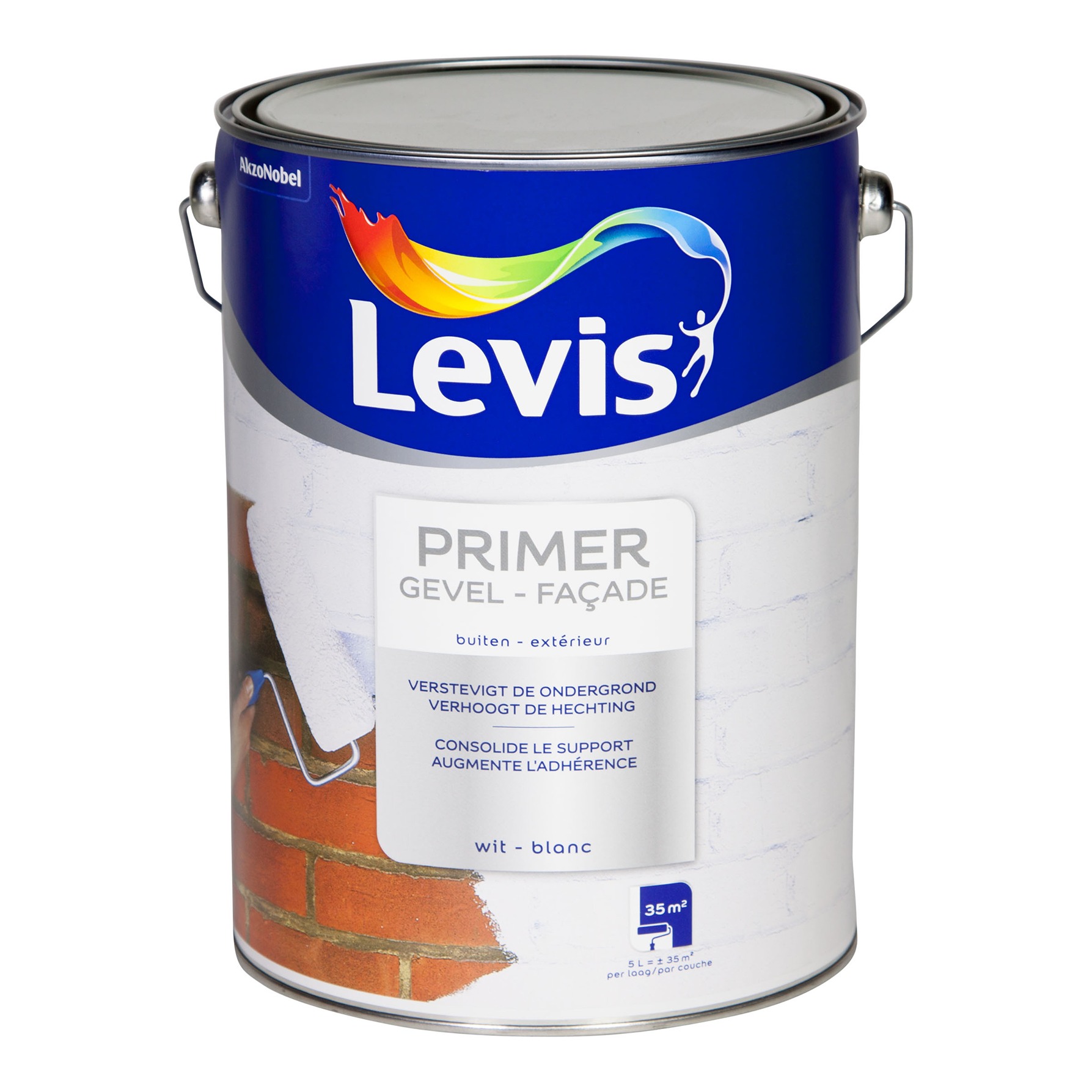 Levis Primer Gevel 5l Wit