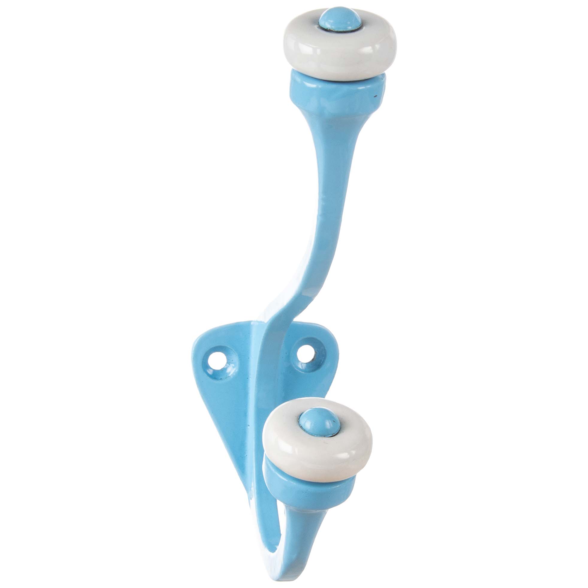 Dubbele haak alu blauw