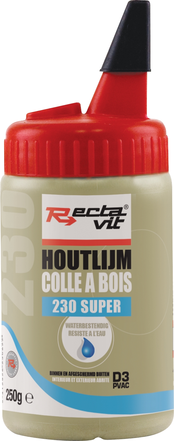 Rectavit 230 Super - Colle À Bois Blanche 250g