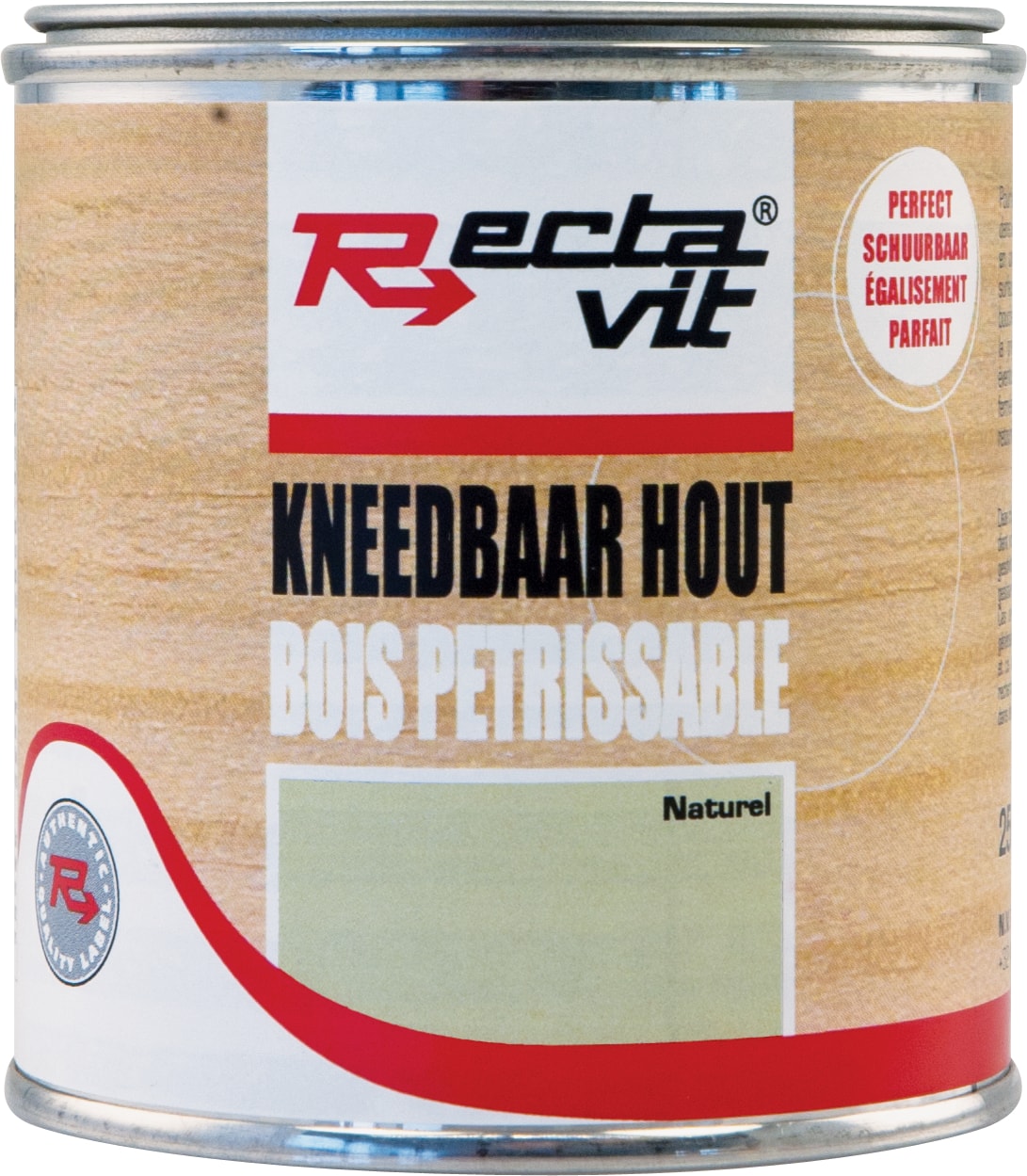 Rectavit Kneedbaar Hout Naturel 250ml