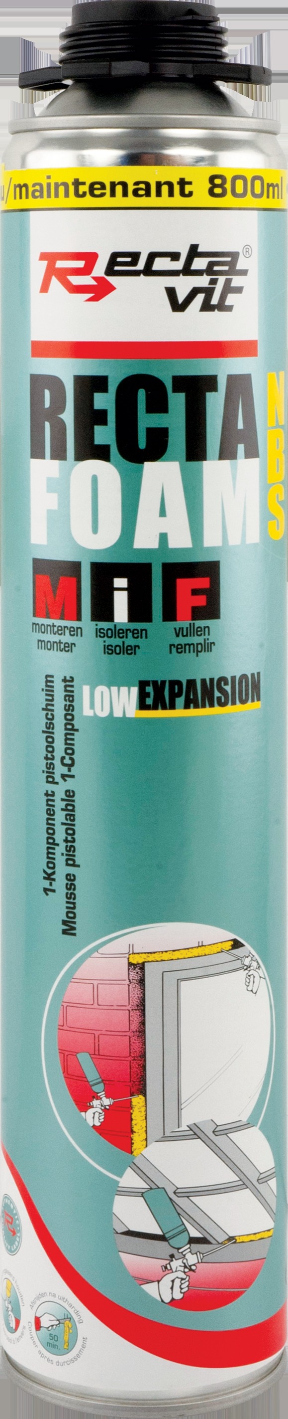 Rectavit Recta Foam Nbs - Super Precision Pu Schuim Groen 800ml