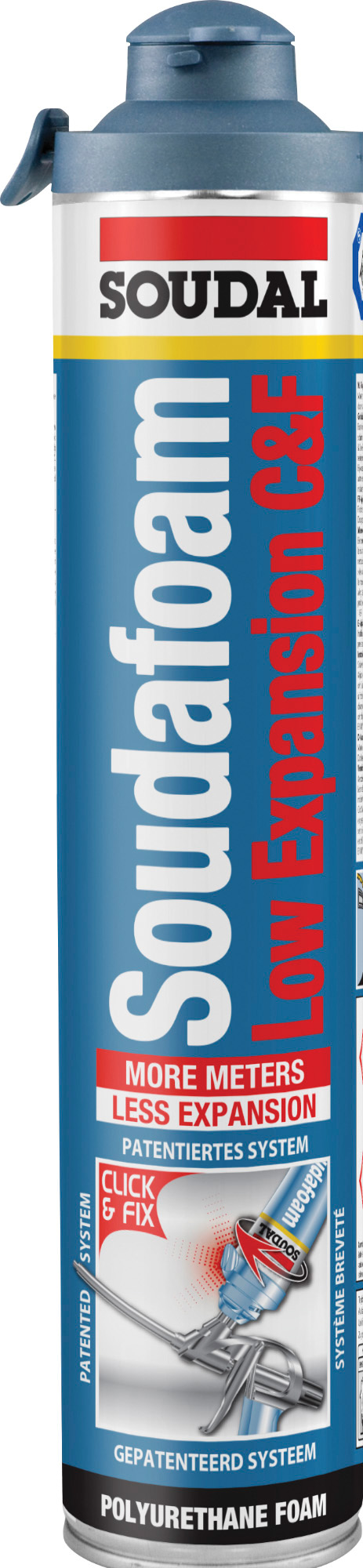 Soudal Click & Fix Low Expansion 750ml