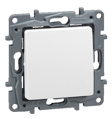 Legrand Poussoir No-Nf Niloe Blanc