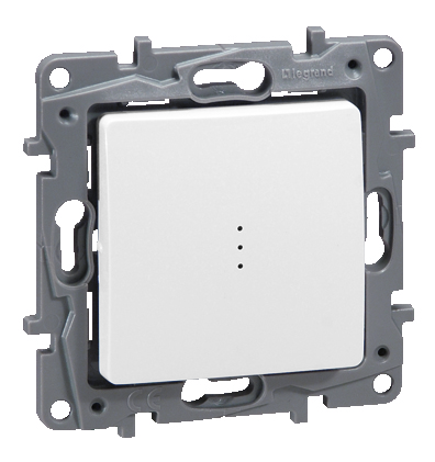 Legrand Interrupteur 2Dir Temoin Niloe Bl