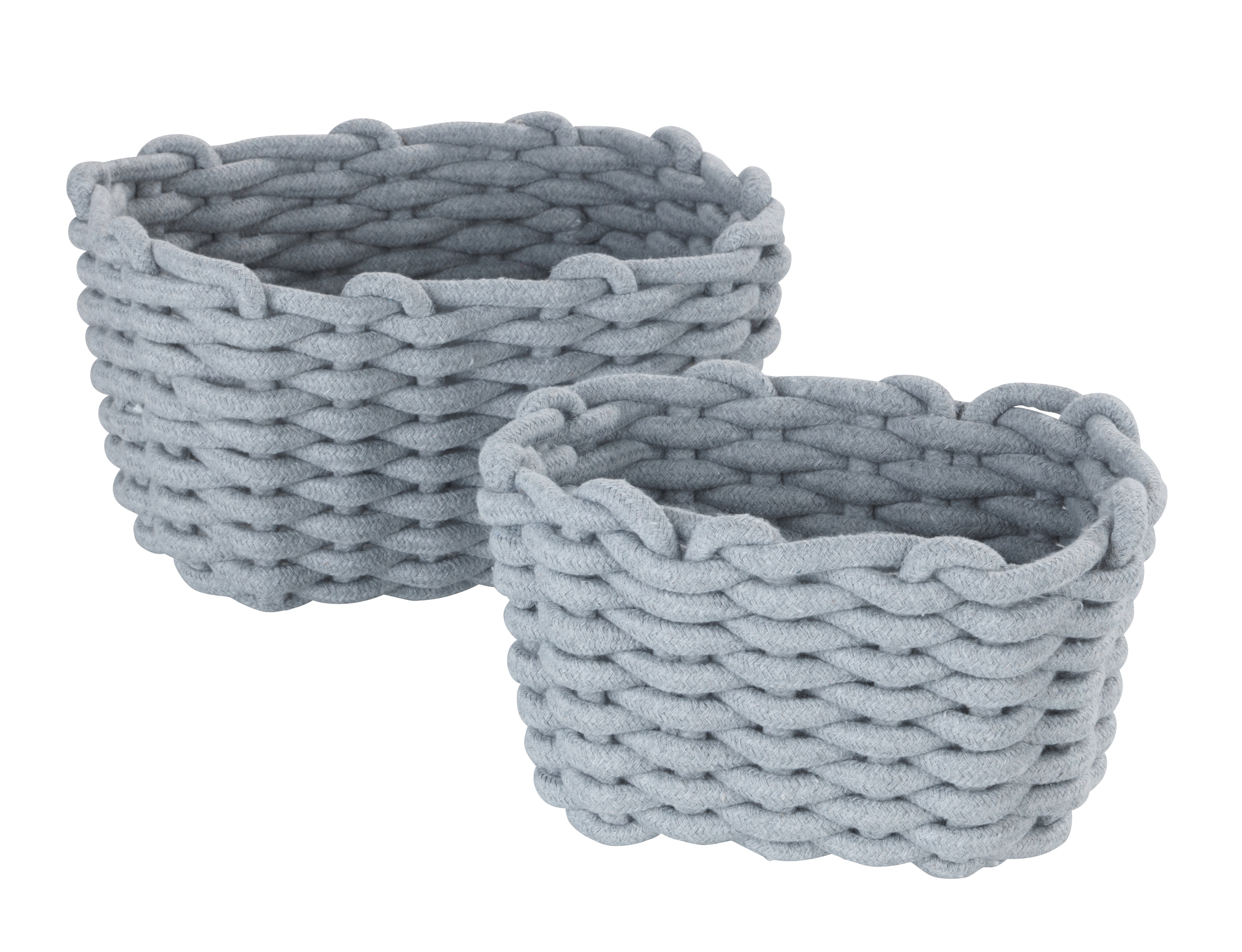 Wenko Corbeille de rangement Tia S. gris