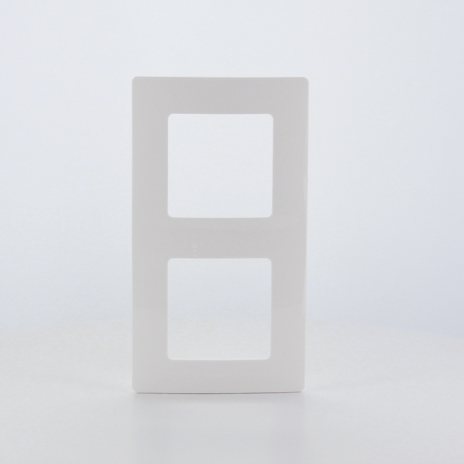 Legrand Plaque 2X Vert/Hor Niloe Blanc