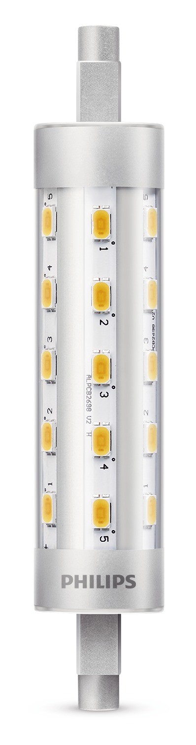 Philips LED Ampoule crayon transparent - 60 W - R7S - blanc licht