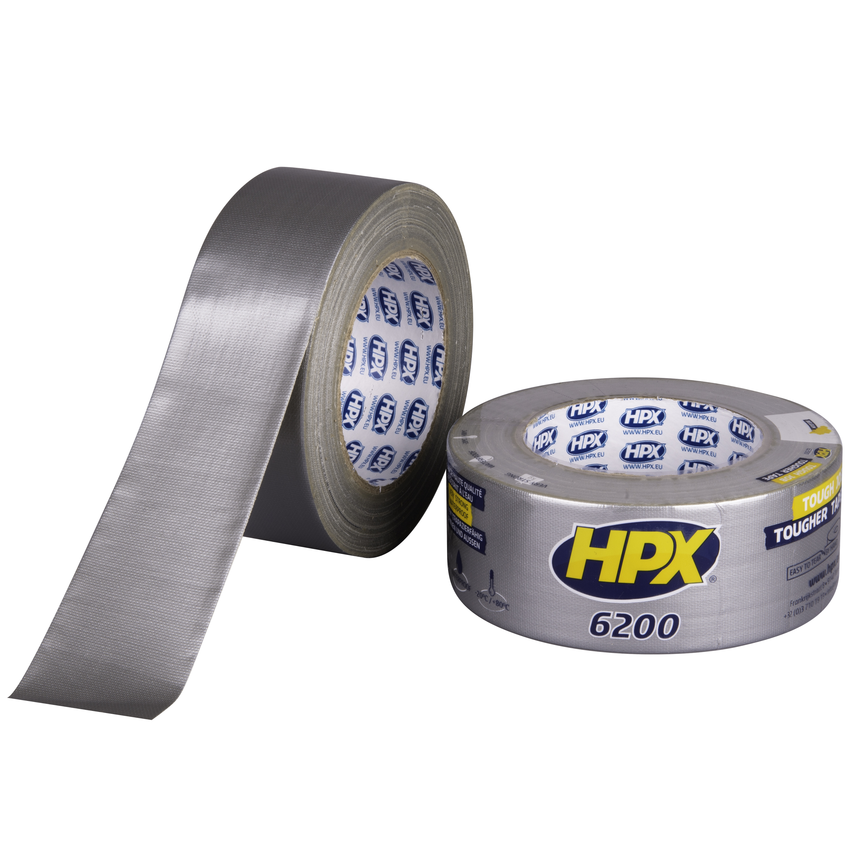 HPX pantsertape - zilver 48mm x 25m
