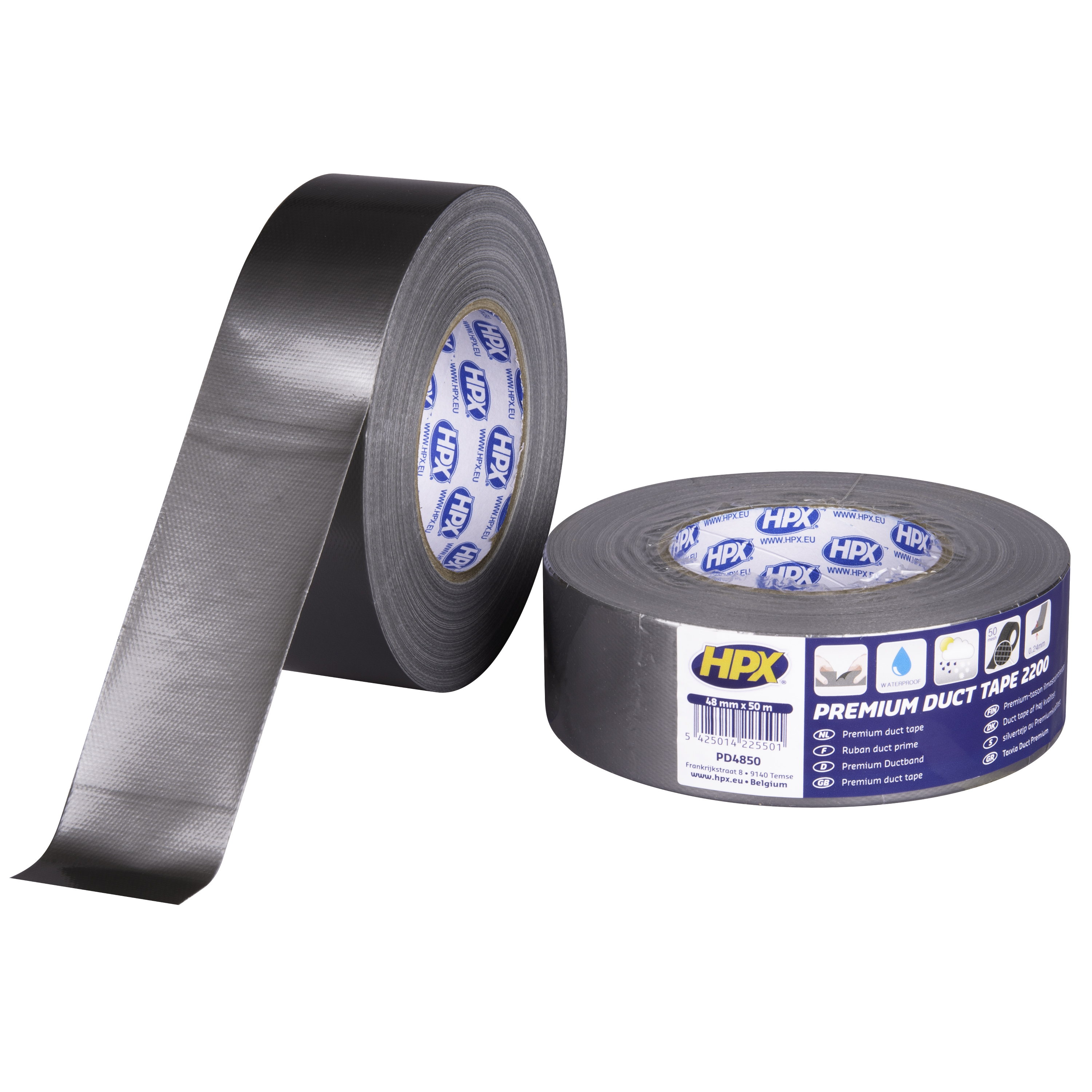 HPX ruban duct 2200 - argent 48mm x 50m