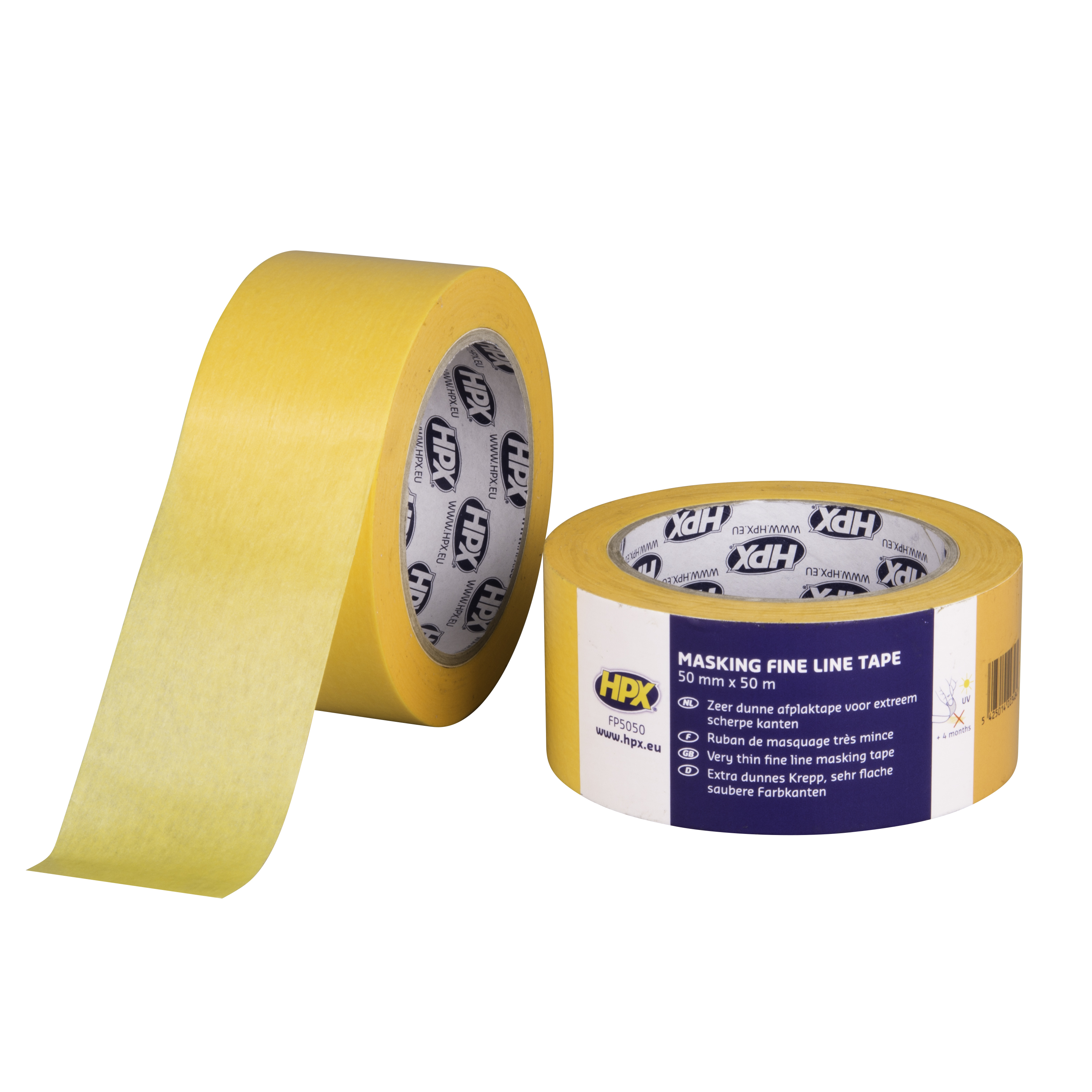 HPX ruban de masquage 4400 ligne fine - orange 48mm x 50m