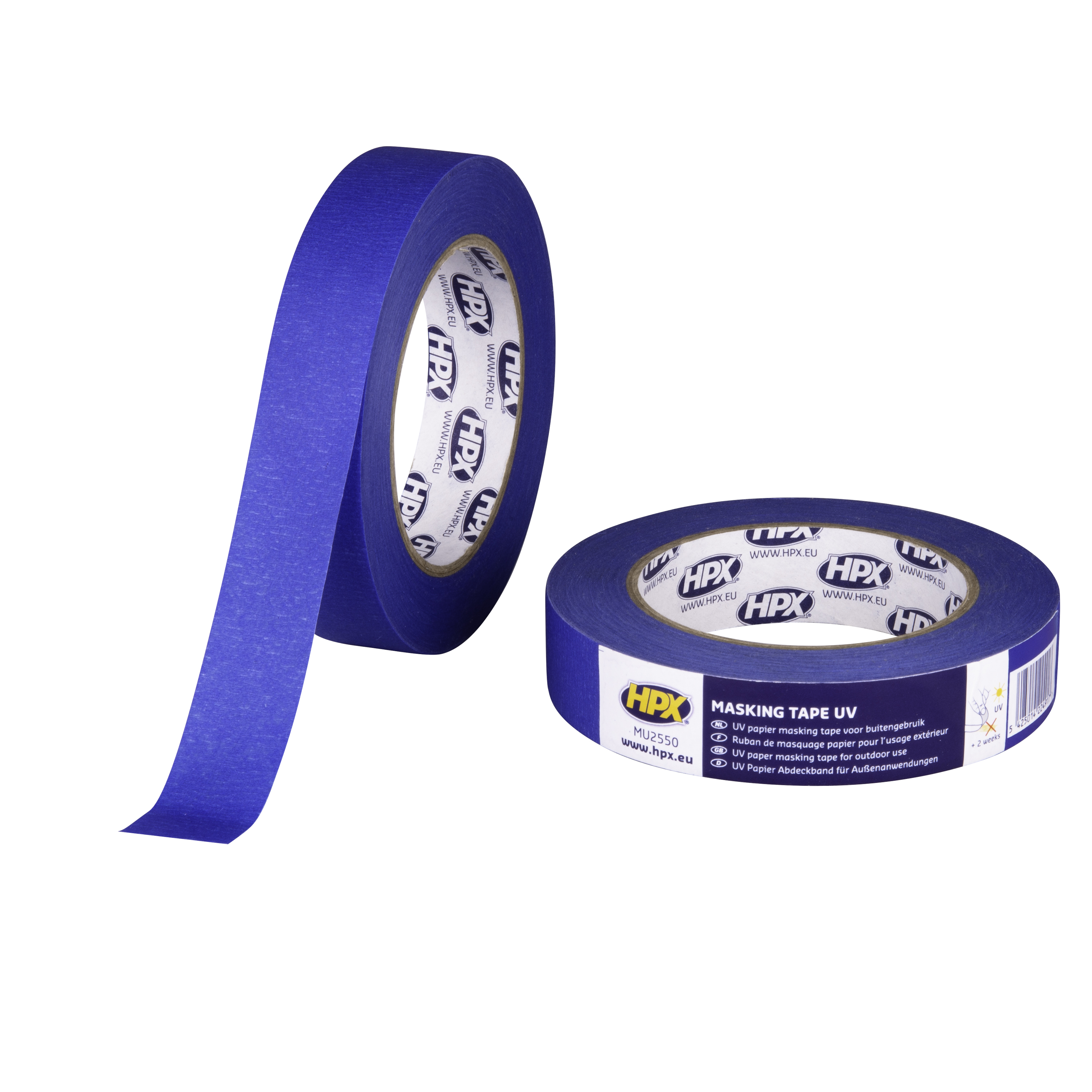 HPX ruban de masquage uv - bleu 25mm x 50m