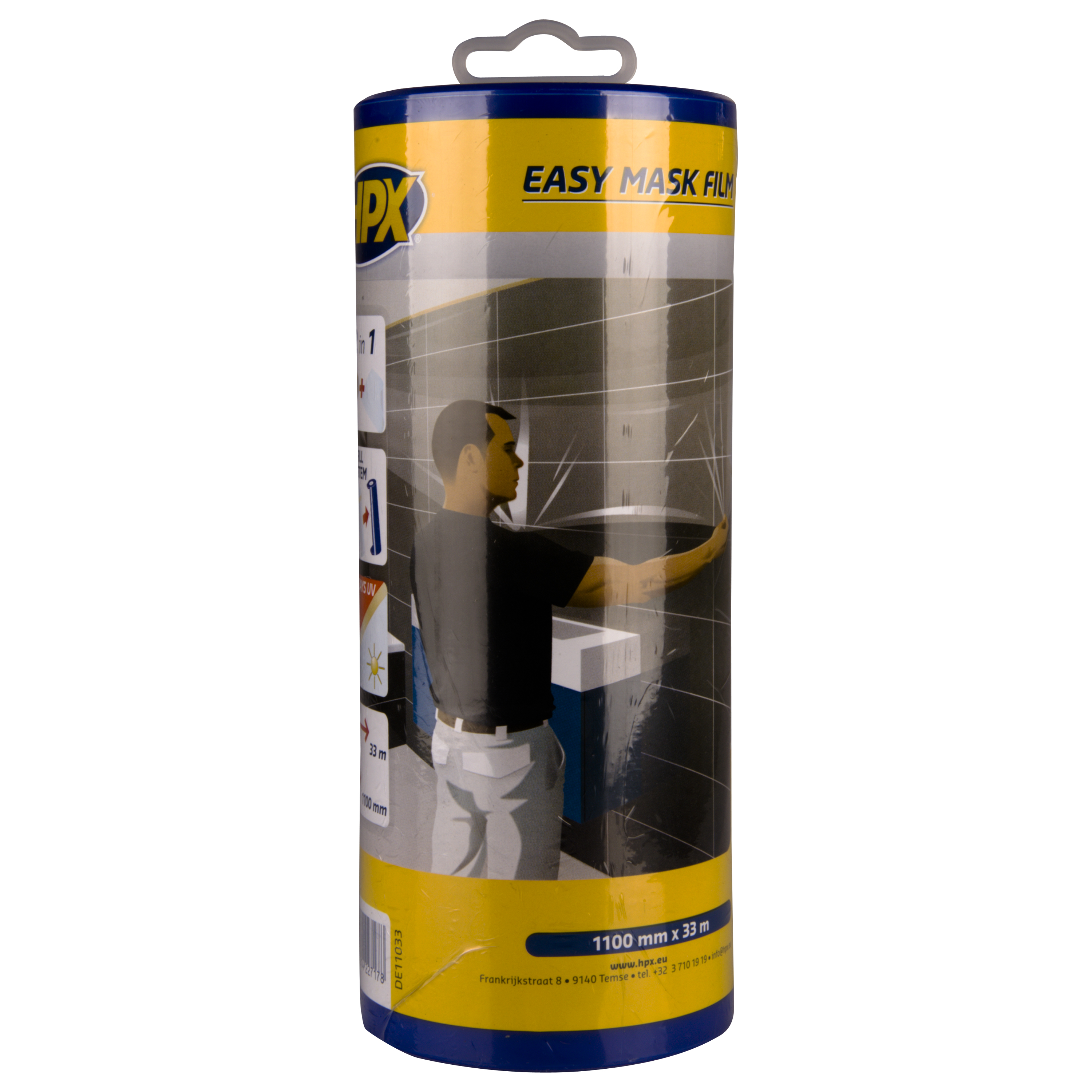 HPX Easy Mask Film Afdekfolie Crêpepapier 2700mm x 16m + Dispenser