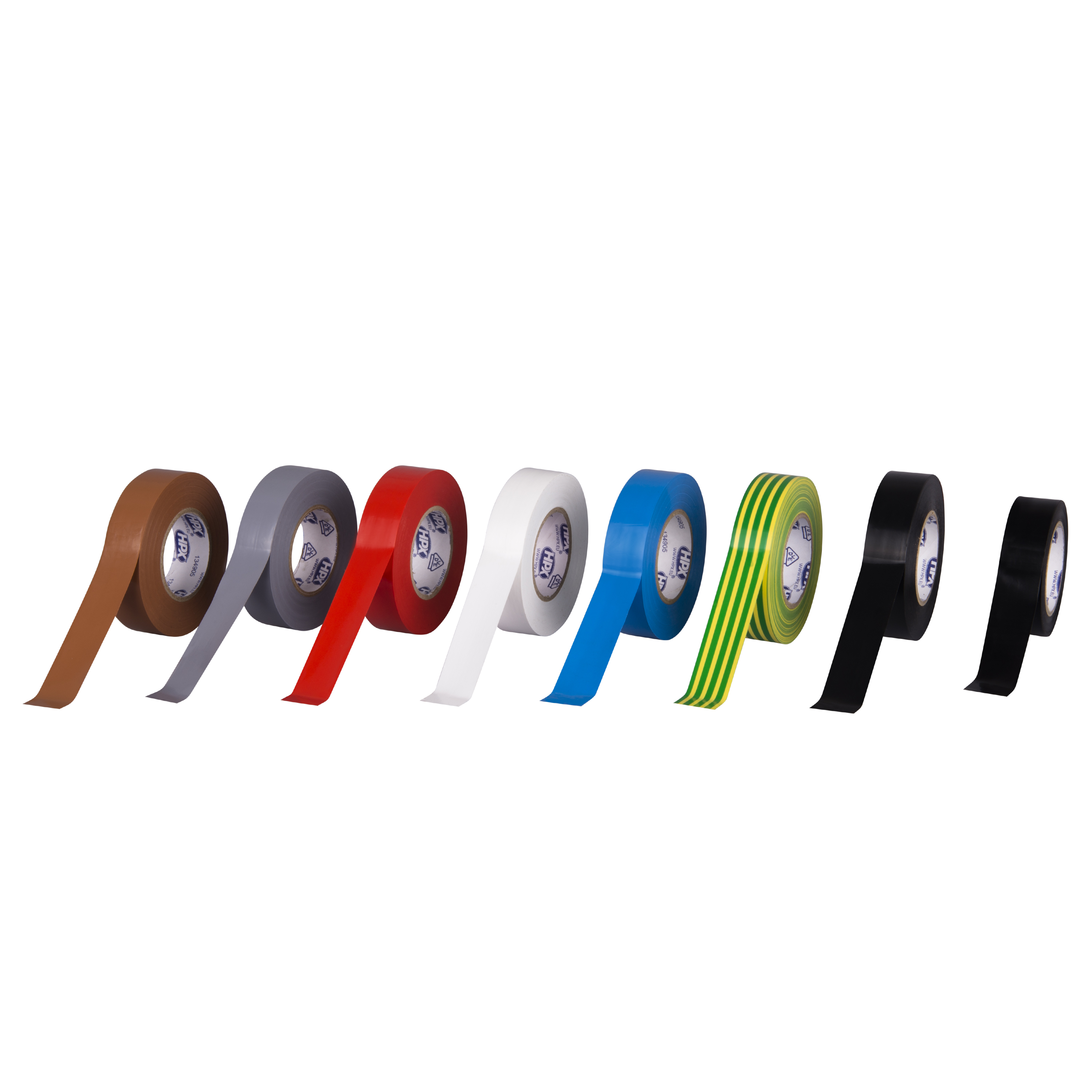 HPX PVC ISOLATIETAPE VDE - BRUIN 19MM X 20M