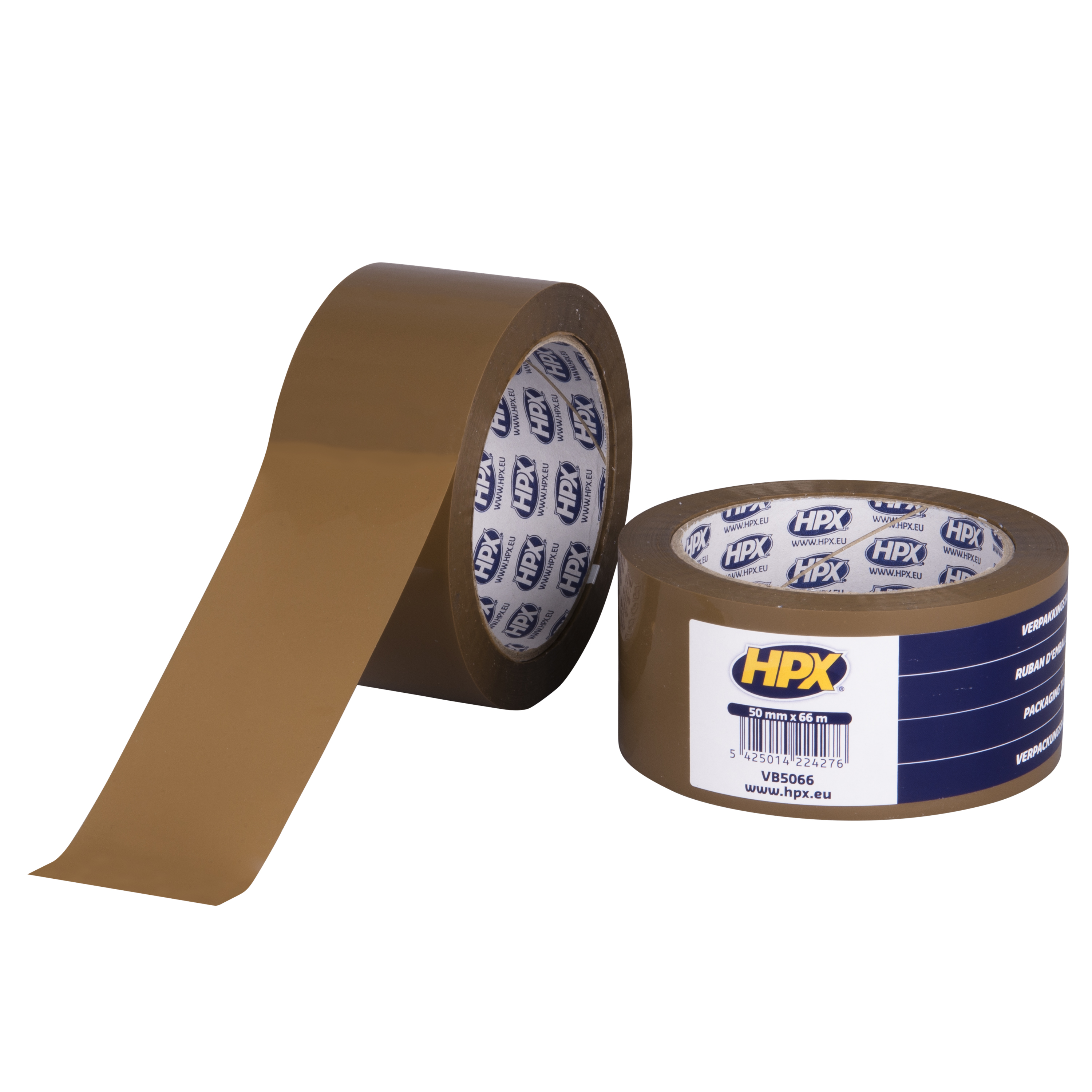 HPX ruban d'emballage - brun 50mm x 66m