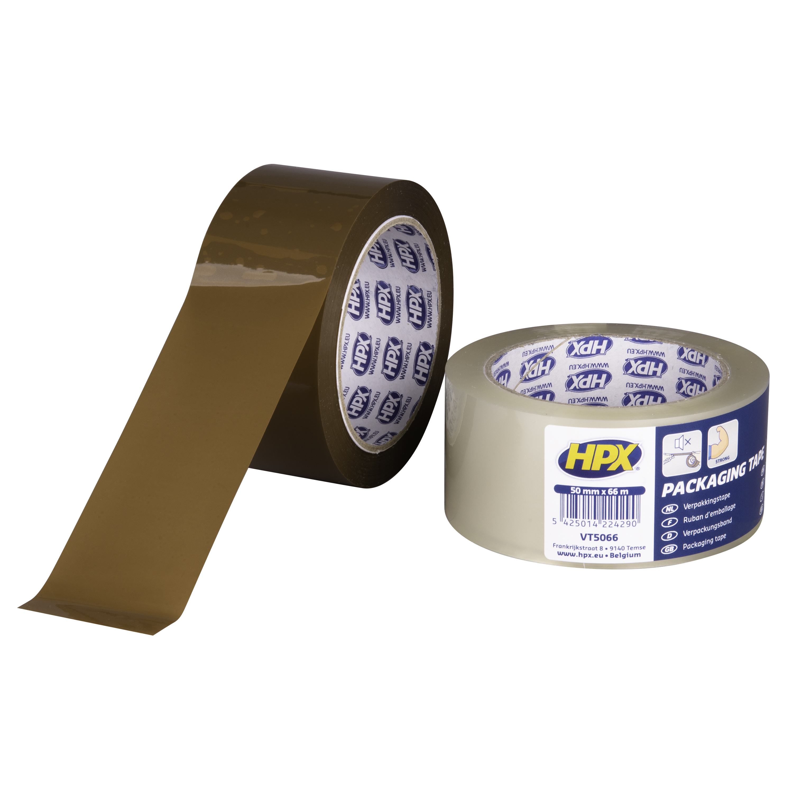 HPX ruban d'emballage - transparent 50mm x 66m