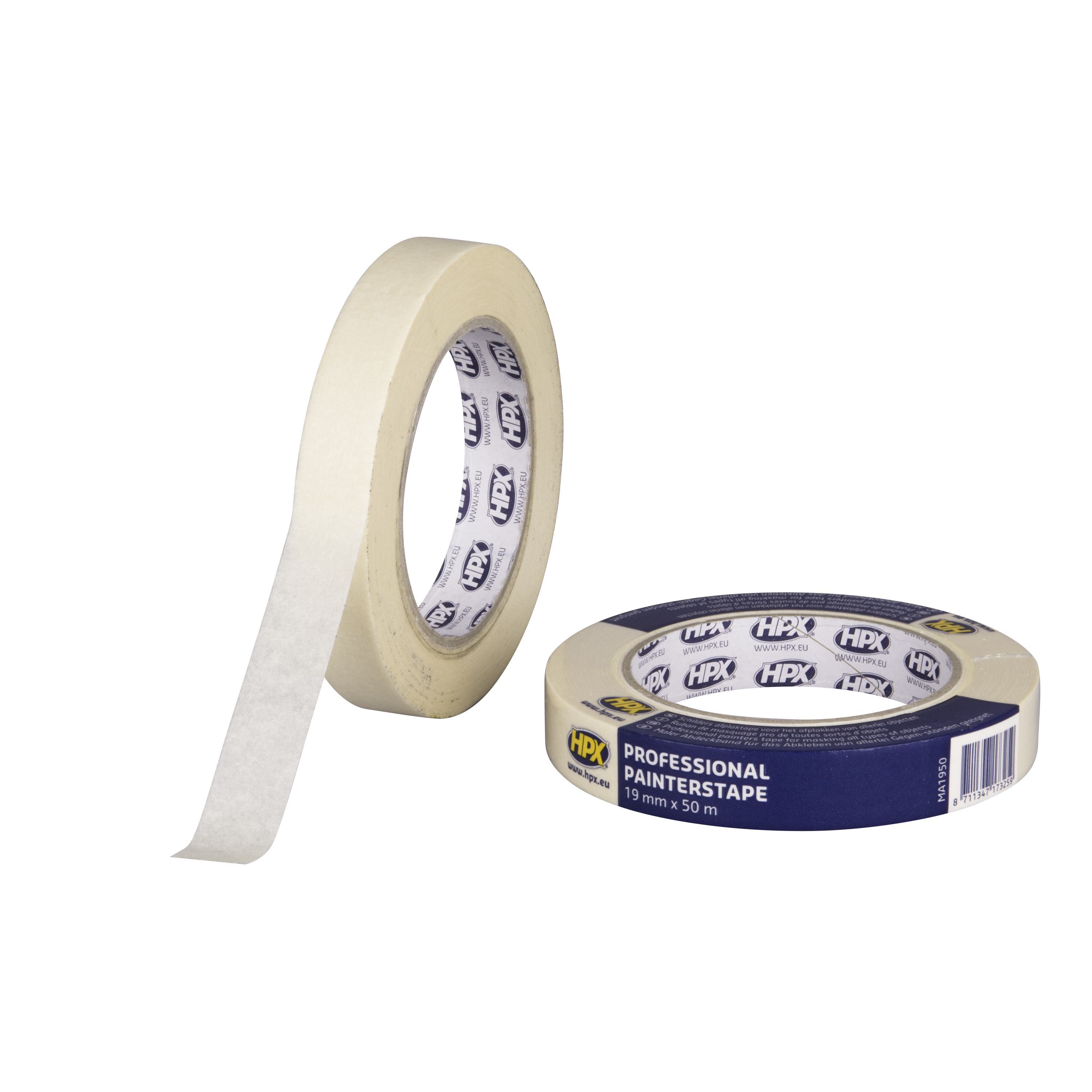 HPX ruban de masquage 60°C - blanc crème 19mm x 50m