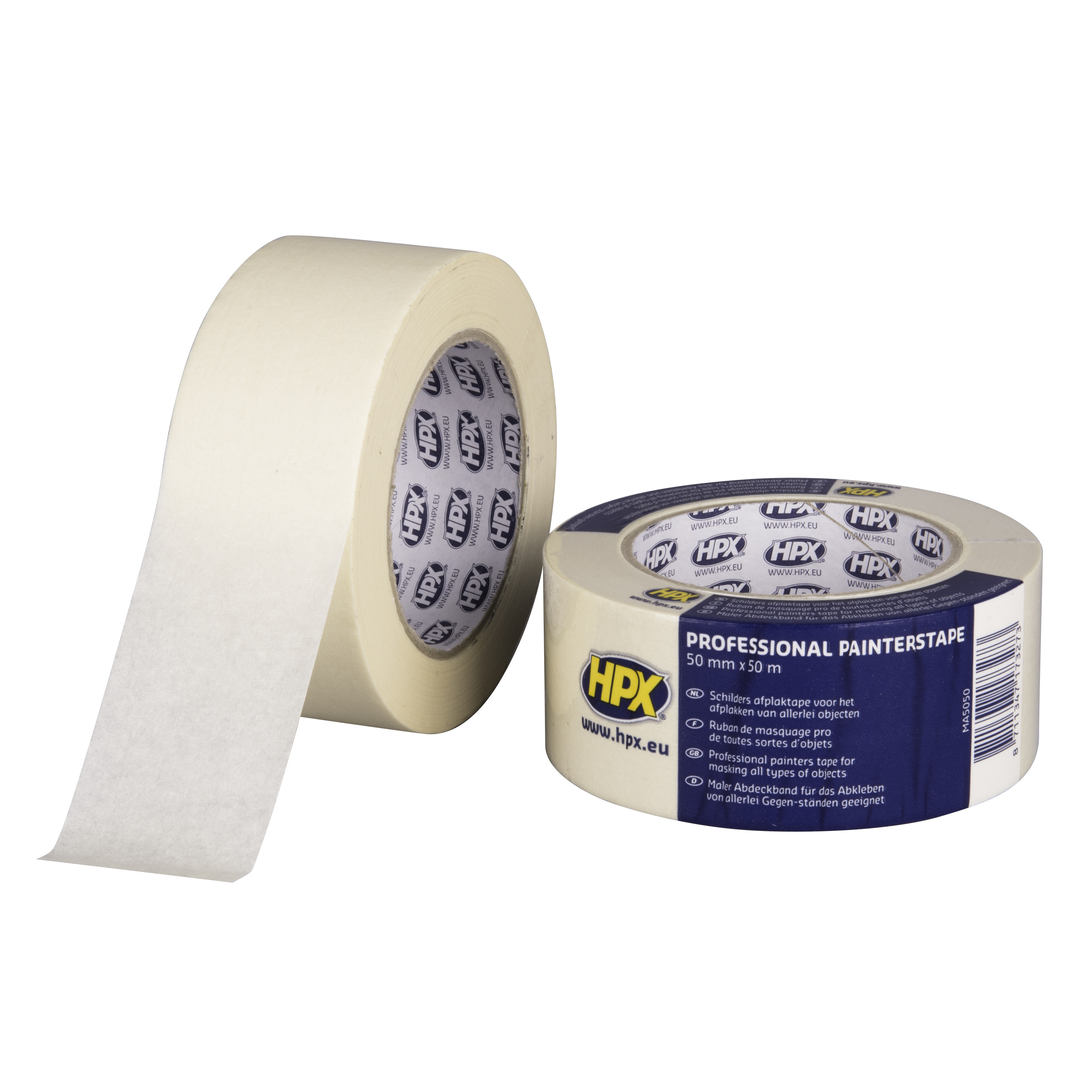HPX ruban de masquage60°C- blanc crème 50mm x 50m