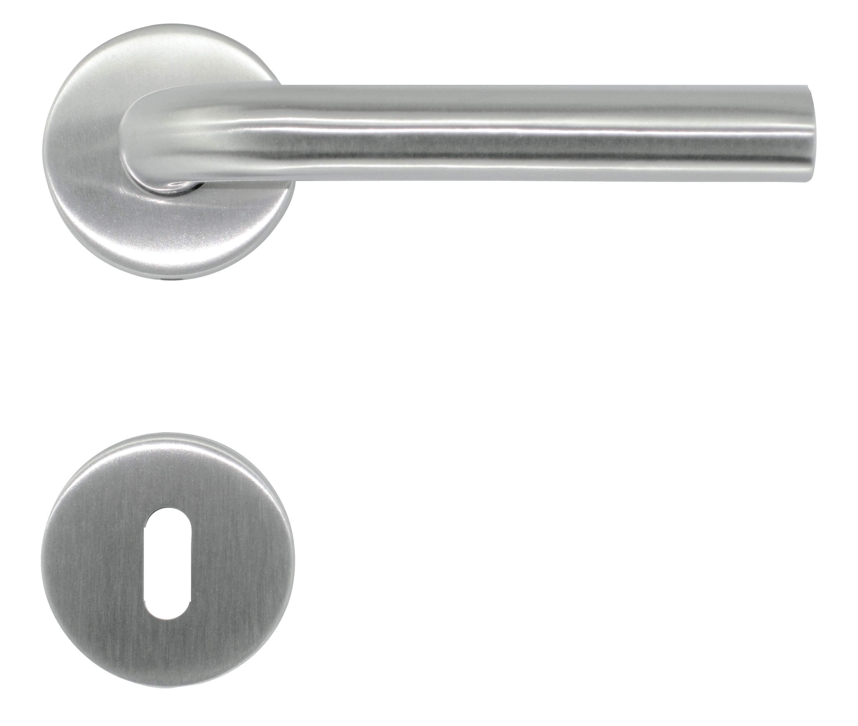 Deurkruk zero L shape 19mm inox R+E