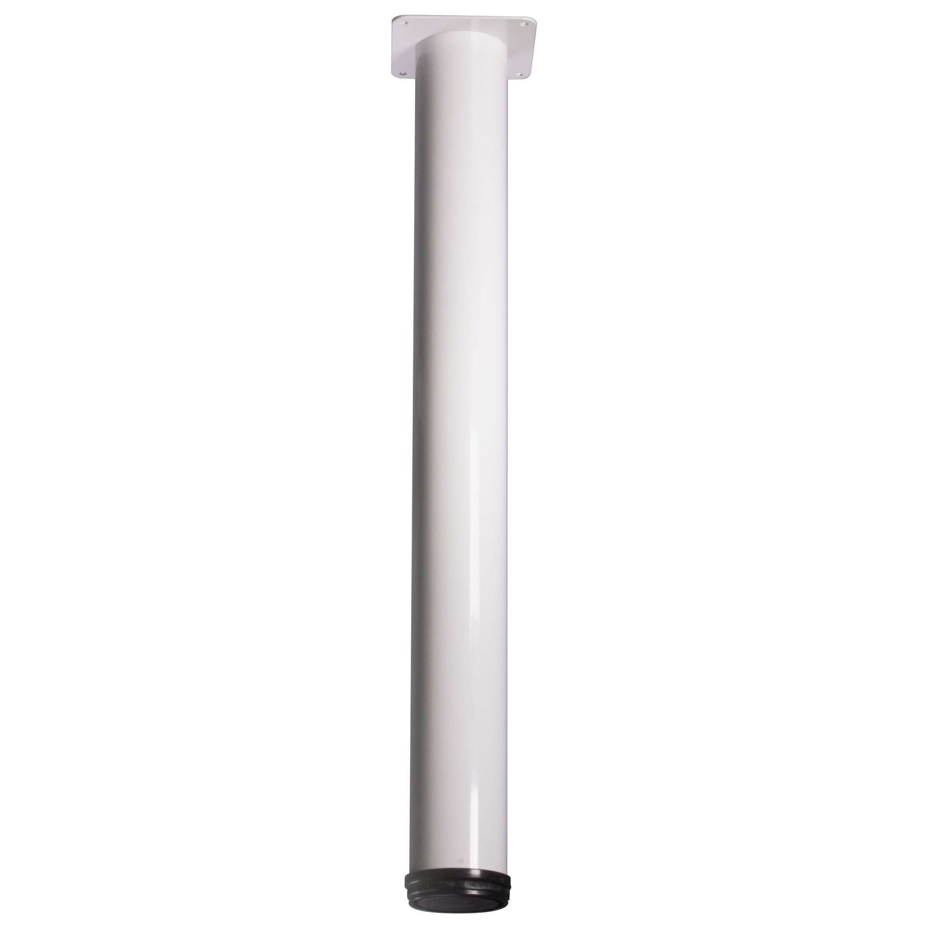 Pied Bonita blanc Ø76mmx72cm