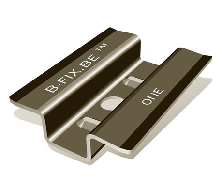 Clips B-FIx black one 100pcs