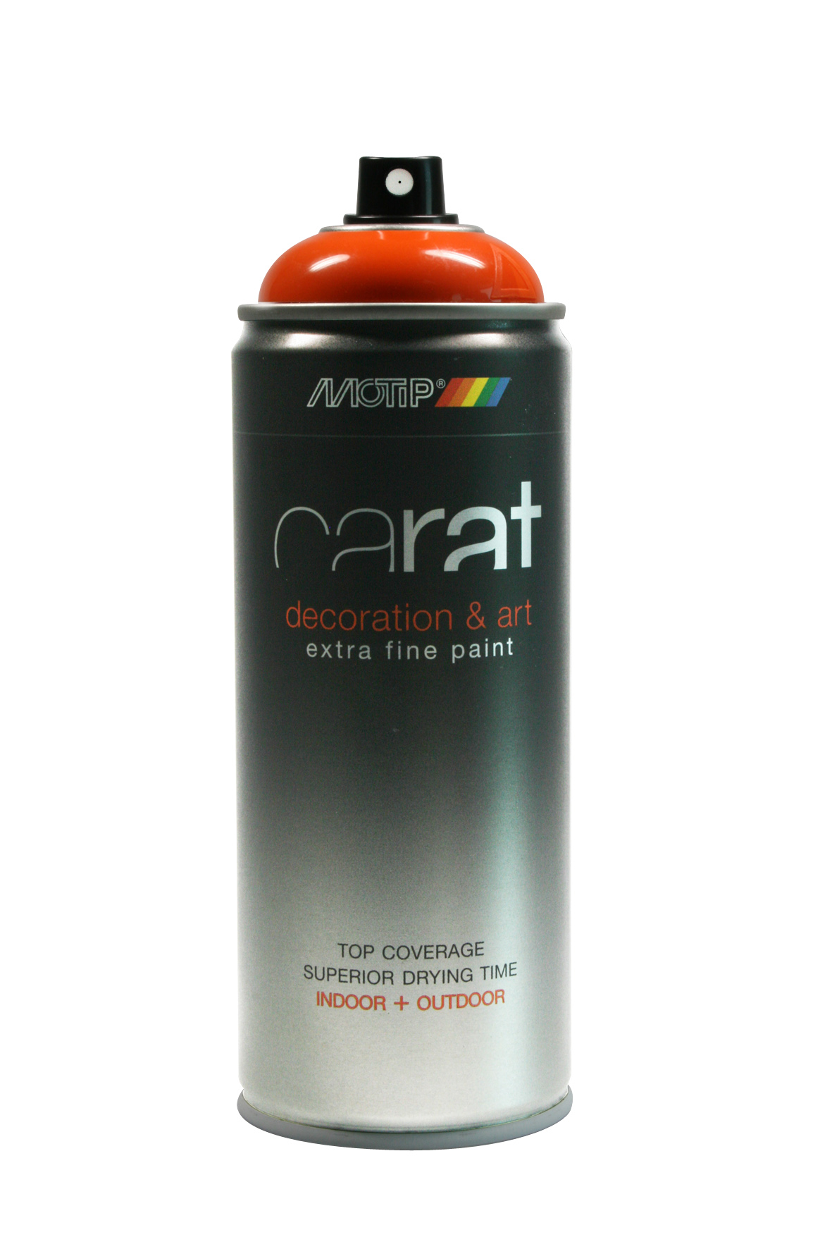 Motip* Carat Zijdeglans Spray 400ml Verkeers Oranje (art 08009)